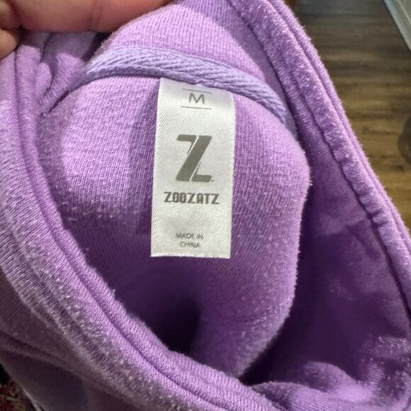 Kansas State KSU Wildcats Purple Sweatshirt , Women’s Size Medium Quarter Zip - Picture 5 of 5